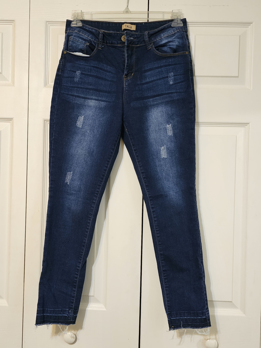 High-Rise Dark Blue Women's Jeans